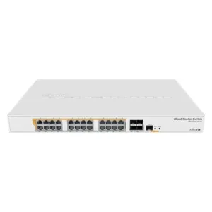 MikroTik (CRS328-24P-4S+RM) 24 Port Gigabit Ethernet  Switch