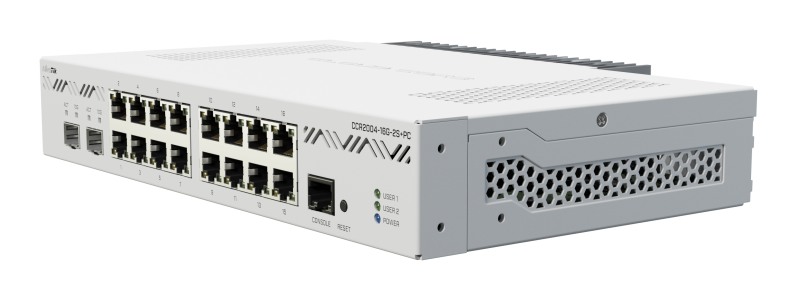 MikroTik CCR2004-16G-2S+PC Ethernet Router,