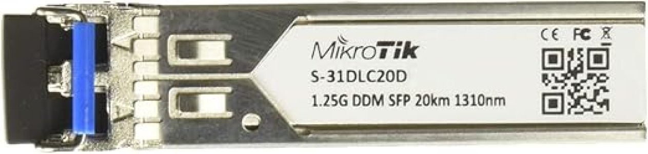 MikroTik S-31DLC20D 1.25G DDM SFP 1310nm Transceiver