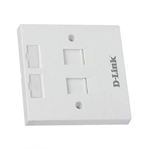 NFP-0WHI21 Dual Faceplate with Shutter- NFP-0WHI21