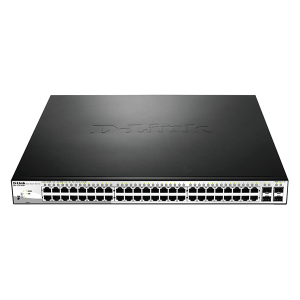 D-Link DGS-1210-52MP 48-Port PoE+ 4 SFP Ports Web Smart Switch