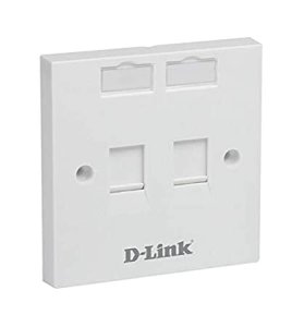 NFP-0WHI21 Dual Faceplate with Shutter- NFP-0WHI21