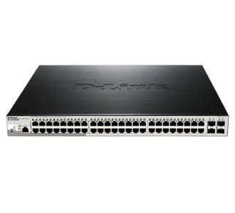 D-Link DGS-1250-52XMP 52-Port PoE+ 4 x 10G SFP+ Ports Switch