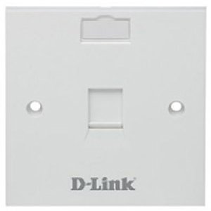 NFP-0WHI11 Single Faceplate with Shutter & ID Plate - White