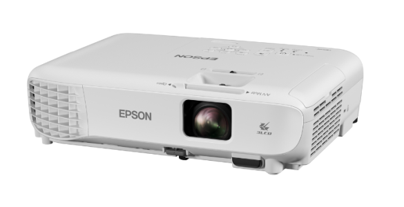 Epson EB-W06 Data Projector, 3700 ANSI Lumens, WXGA 3LCD - V11H973040