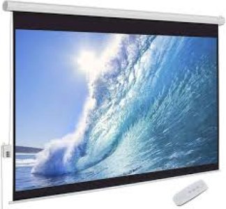 Auto Electric Projector Screen 300x300 cm (118x118 Inches)
