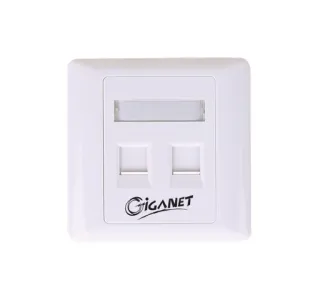GIGANET DUAL FACEPLATE