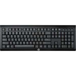 HP Wireless Keyboard K2500 (English & Arabic) Black - E5E78AA