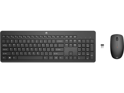 HP 230 Wireless Keyboard and Mouse Combo - Black - 18H24AA