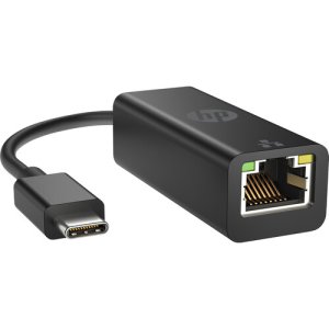HP USB-C to RJ45 Adapter – Black – V7W66AA