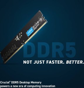 Crucial Desktop RAM DDR5 16GB 5600-CT16G56C46U5