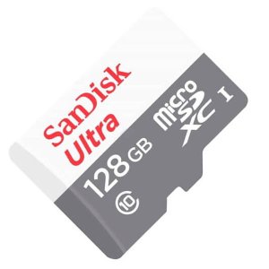 SanDisk 128GB MicroSD Class 10 100MB/s without Adapter - SDSQUNR