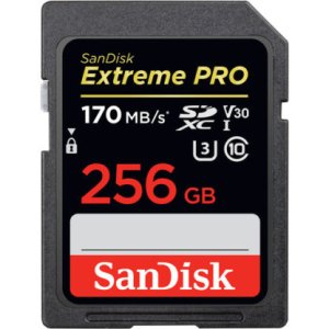 SanDisk Extreme PRO 256GB SDXC UHS-I Card 200MB/s - SDSDXXD