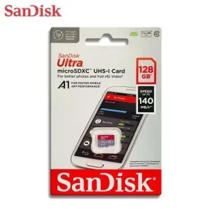 SanDisk Ultra 128GB SDXC UHS-I Card 140MB/s - SDSDUNB-128G