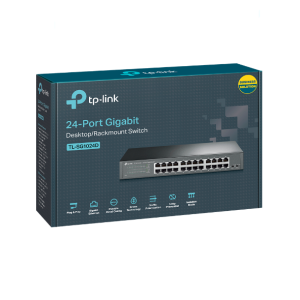 TP-Link 24-Port Gigabit Desktop Rackmount Switch - TL-SG1024D