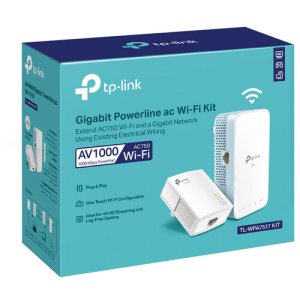 TP-Link AV1000+AC1200 Powerline ac Wi-Fi Kit - TL-WPA7517 KIT