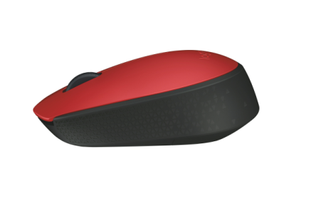 Logitech M171 Wireless Mouse - Red - 910-004641