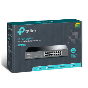 TP-Link 16-Port Gigabit Desktop/Rackmount Switch - TL-SG1016D
