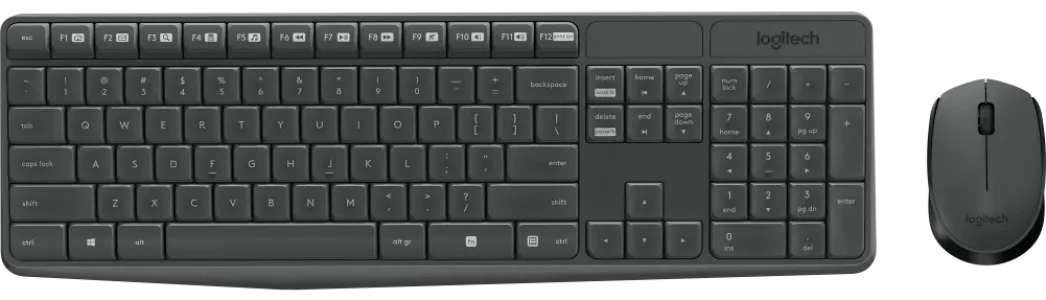 Logitech MK235 Wireless Keyboard and Mouse Combo - 920-007931