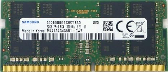 Samsung 1x 32GB DDR4-3200 SODIMM PC4-25600S Dual Rank x8 Module- M471A4G43AB1-CWE