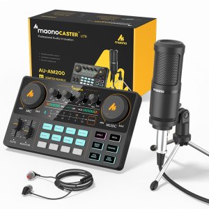 MAONOCASTER Lite AU-AM200 All-In-One Podcast Production Studio