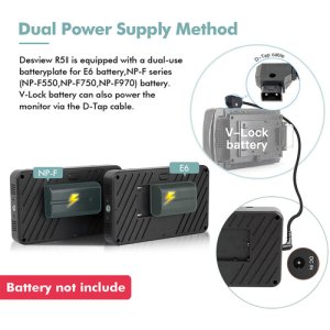 Desview R5II 5.5″ On-Camera Touch Monitor