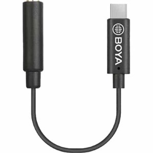 BOYA 3.5mm TRS Female to Type-C Male Audio Adapter