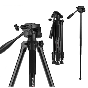 KINGJOY VT-880 2 In 1 Portable Aluminium Alloy Tripod Monopod