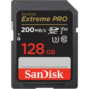 SanDisk 128GB Extreme PRO UHS-I SDXC Memory Card (200 mb/s)