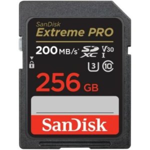 SanDisk 256GB Extreme PRO UHS-I SDXC Memory Card 200MB/s