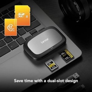 Lexar Professional Dual-Slot USB 3.2 Gen 2 Type-C Card Reader