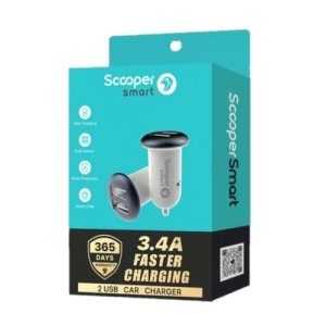 Scooper Smart SCC-02M 2 USB Car Charger
