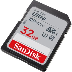 SanDisk 32GB 120MBPS Ultra UHS-I SDHC Memory Card