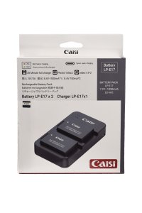 Caisi Lp E17 Battery Pack (2 Batteries and Dual Charger)