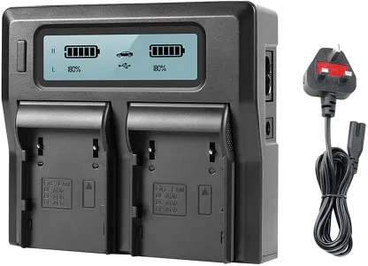 Dual Charger For Sony L Series Batteries