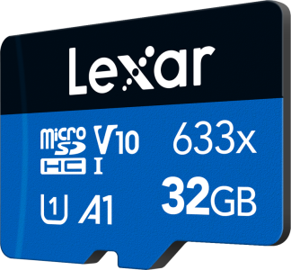 Lexar 32GB 633x microSDHC UHS-I Card (LSDMI32GBB633A)