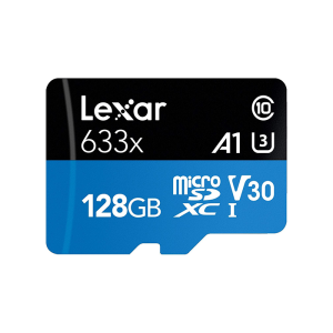 Lexar 128GB 633x microSDHC UHS-I Card (LSDMI128BB633A)