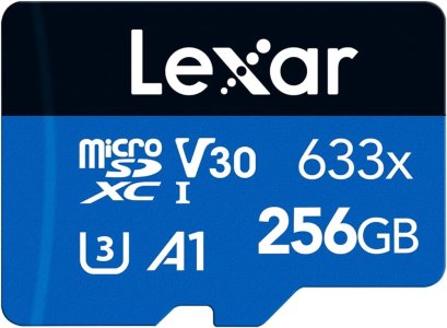 Lexar 256GB 633x microSDHC UHS-I Card (LSDMI256BB633A)