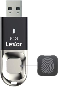 Lexar 64GB Jumpdrive Fingerprint F35 USB 3.0 Flash Drive