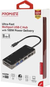 Promate PrimeHub-Pro Ultra-Fast Multiport USB-C Hub