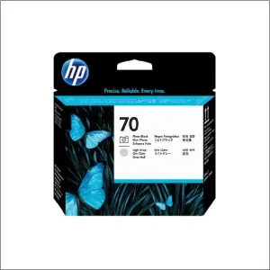 HP 70 Photo Black and Light Gray DesignJet Printhead, C9407A