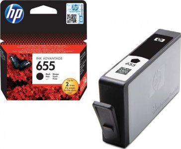 HP 655 Black Original Ink Advantage Cartridge