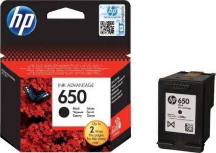 HP 650 Black Original Ink Advantage Cartridge