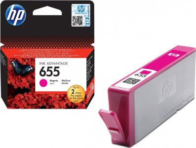 HP 655 Magenta Original Ink Advantage Cartridge