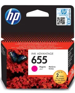 HP 655 Magenta Original Ink Advantage Cartridge