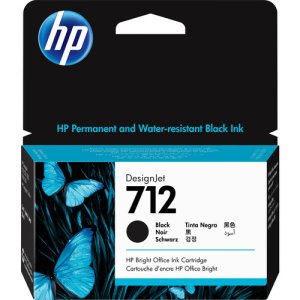 HP 712 Black (38-ml) DesignJet Ink Cartridge