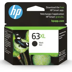 HP 63XL High Yield Black Original Ink Cartridge