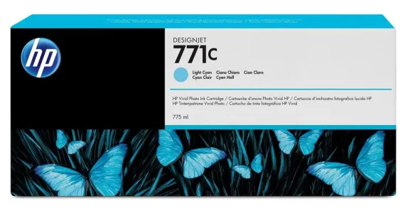 HP 771C Light Cyan Ink Cartridge – B6Y12A