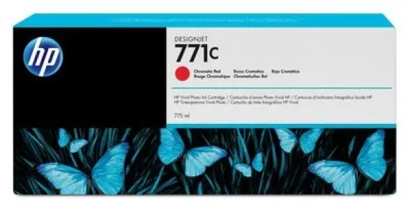 HP 771C Chromatic Red Ink Cartridge – (B6Y08A)