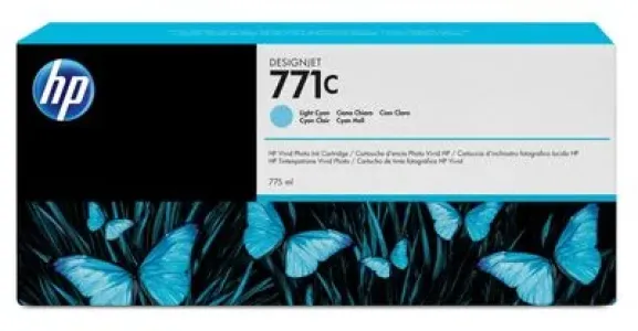 HP 771C Light Cyan Ink Cartridge – (B6Y12A)